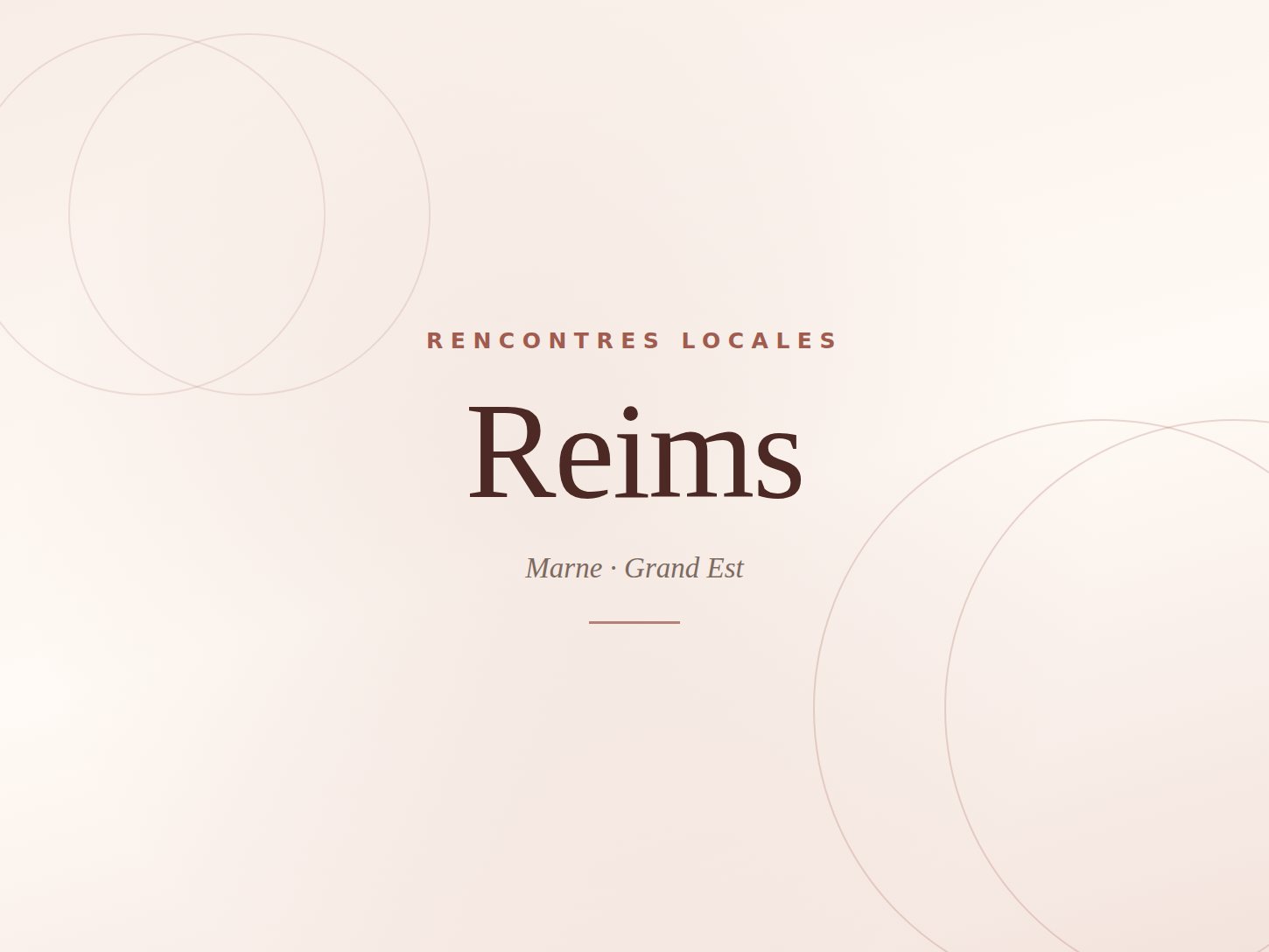 Rencontre à Reims — Élégance Rencontre